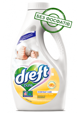 Гель для стирки детского белья Dreft Pure, 1.375 мл (25 стирок)